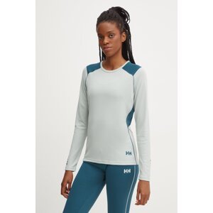 Funkcionalna majica dugih rukava Helly Hansen LIFA ACTIVE boja: tirkizna, 49393