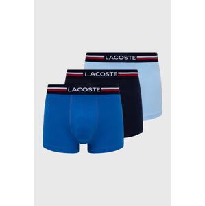 Bokserice Lacoste 3-pack za muškarce, boja: siva