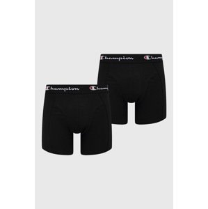 Bokserice Champion 2-pack za muškarce, boja: crna