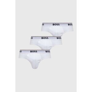 Slip gaćice BOSS 3-pack za muškarce, boja: bijela, 50475273