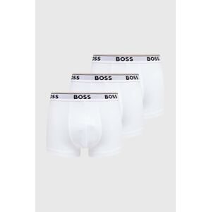 Bokserice BOSS (3-pack) za muškarce, boja: bijela, 50475274