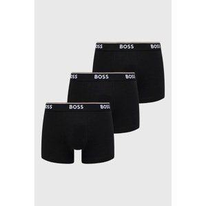 Bokserice BOSS (3-pack) za muškarce, boja: crna, 50475274