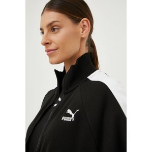 Dukserica Puma Iconic T7 za žene, boja: crna, s aplikacijom, 530078-01