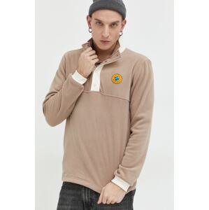 Dukserica adidas Originals za muškarce, boja: bež, glatka