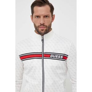 Dukserica Guess KORBIN za muškarce, boja: bijela, s uzorkom, Z2BQ06 FL04Q