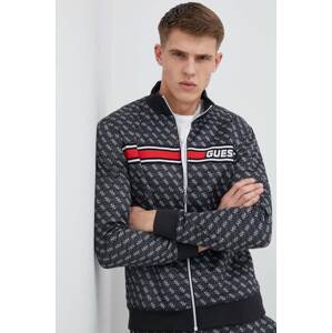 Dukserica Guess KORBIN za muškarce, boja: crna, s uzorkom, Z2BQ06 FL04Q