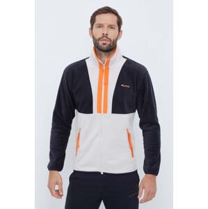 Dukserica Columbia M Back Bowl FZ Fleece za muškarce, boja: bež, s uzorkom, 1872794