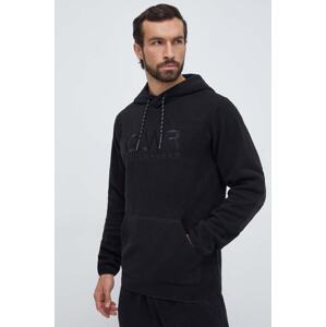 Dukserica Colourwear za muškarce, boja: crna, s kapuljačom, s aplikacijom