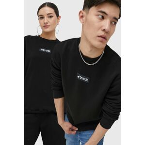 Dukserica Kangol unisex, boja: crna, s aplikacijom
