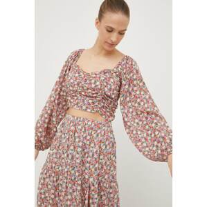 Bluza Billabong za žene, cvjetni uzorak
