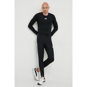 Majica dugih rukava za trening adidas Performance boja: crna, jednobojni model