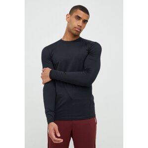 Funkcionalna majica dugih rukava Under Armour Tactical boja: crna, jednobojni model