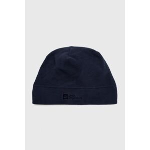 Kapa Jack Wolfskin Real Stuff boja: tamno plava, od tanke pletenine, 1909852