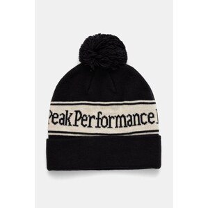 Kapa Peak Performance boja: crna, od debelog pletiva