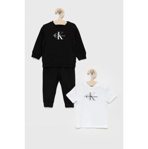 Dječji komplet Calvin Klein Jeans boja: crna