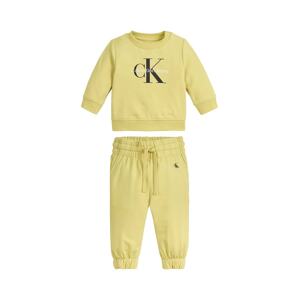 Dječja trenirka Calvin Klein Jeans boja: žuta