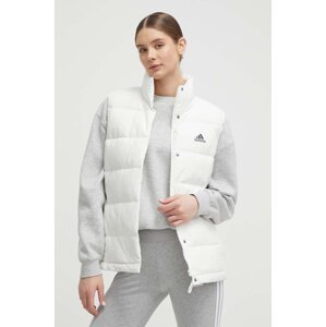 Pernati prsluk adidas za žene, boja: bijela, zimu