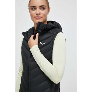 Pernati prsluk za trening Salewa Fanes boja: crna, za zimu