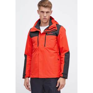 Outdoor jakna Jack Wolfskin Jasper 3in1 boja: crvena