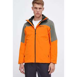 Outdoor jakna Jack Wolfskin Glaabach 3in1 boja: narančasta