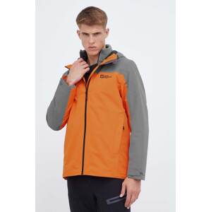 Outdoor jakna Jack Wolfskin Taubenberg 3in1 boja: narančasta