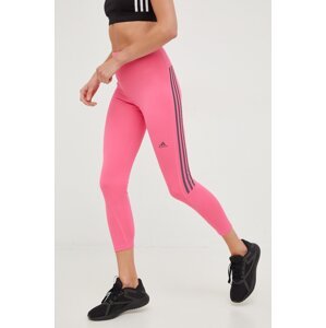 Tajice za trčanje adidas Performance Run Icons za žene, boja: ružičasta, s tiskom