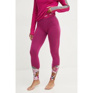 Funkcionalne tajice Helly Hansen Lifa Merino Midweight boja: ljubičasta, 49411