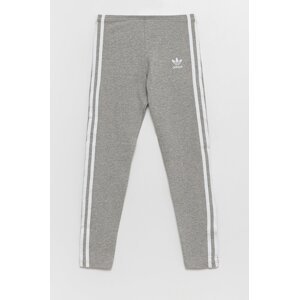 Dječje tajice adidas Originals boja: siva, glatki materijal