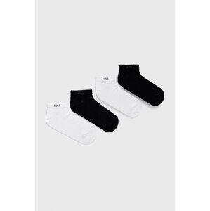 Čarape BOSS 5-pack za muškarce, boja: crna, 50478205