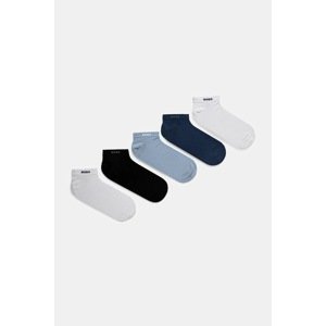 Čarape BOSS 5-pack za muškarce, boja: crna