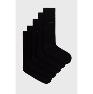 Čarape BOSS (3-pack) za muškarce, boja: crna, 50478221