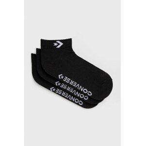 Čarape Converse boja: crna