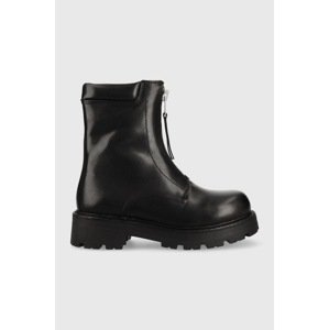Kožne gležnjače Vagabond Shoemakers Cosmo 2.0 za žene, boja: crna, s platformom