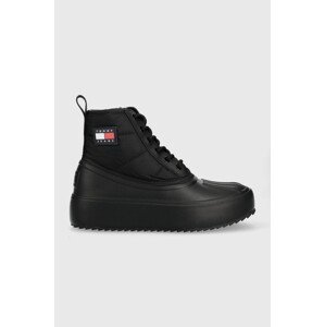 Čizme za snijeg Tommy Jeans Tommy Jeans Fashion Boot, boja: crna
