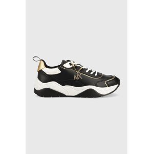 Kožne tenisice Armani Exchange boja: crna, XDX104 XV580 S038