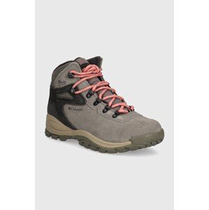 Cipele Columbia Newton Ridge Plus Waterproof za žene, boja: siva