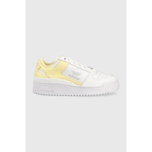 Kožne tenisice adidas Originals Forum Bold boja: bijela