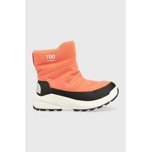 Čizme za snijeg The North Face WOMEN S NUPTSE II BOOTIE WP za žene, boja: narančasta