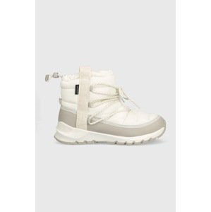 Čizme za snijeg The North Face Women S Thermoball Lace Up Wp boja: bež