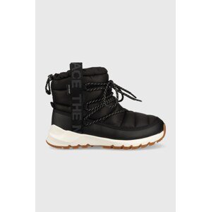 Čizme za snijeg The North Face WOMEN S THERMOBALL LACE UP WP boja: crna