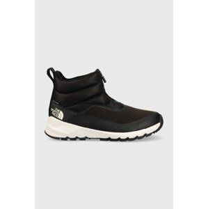 Čizme za snijeg The North Face WOMEN S THERMOBALL PROGRESSIVE ZIP II WP boja: crna
