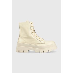 Čizme Steve Madden Frederique za žene, boja: bež, s platformom
