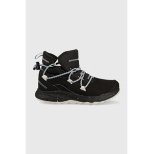 Čizme za snijeg Merrell Bravada 2 Thermo Demi Waterproof za žene, boja: crna, s toplom podstavom
