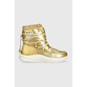 Čizme za snijeg EA7 Emporio Armani Snow Boot boja: zlatna