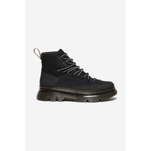 Gležnjače Dr. Martens Boury za žene, boja: crna, ravni potplat, DM27831001