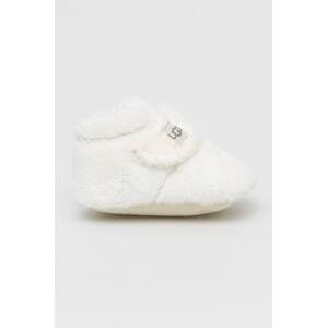 Papuče za bebe UGG Bixbee boja: bijela