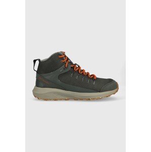 Cipele Columbia Trailstorm Mid Waterproof za muškarce, boja: siva, s toplom podstavom
