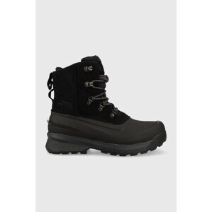 Čizme za snijeg The North Face MEN S CHILKAT V LACE WP za muškarce, boja: crna, s toplom podstavom