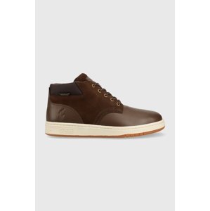 Cipele Polo Ralph Lauren Sneaker Boot za muškarce, boja: smeđa