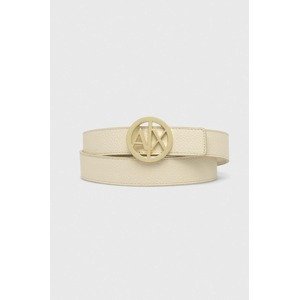 Dvostrani remen Armani Exchange za žene, boja: bež, 941118 0A877